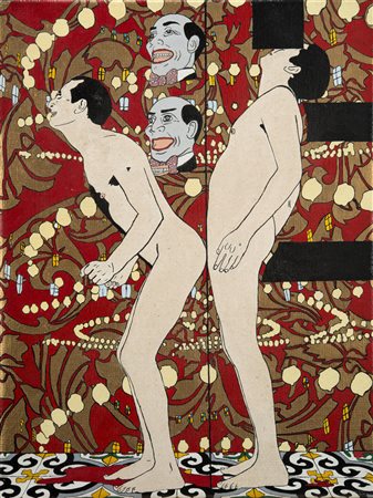 Maurizio Canavacciuolo (Napoli 1954) ‑ “Bilocale” 1997, olio su tela, cm...