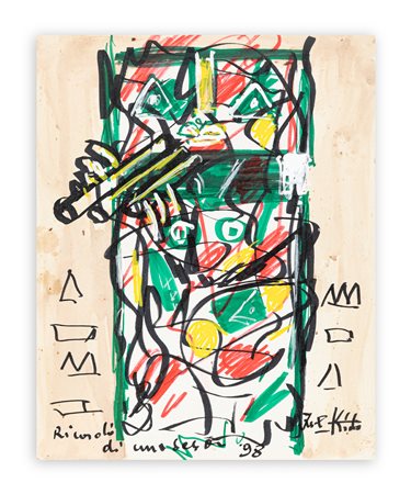 IBRAHIM KODRA (1918-2006) - Ricordo di una sera, 1998