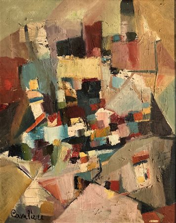 CAVALIERE LUIGI SAN MANGO D'ARVINO (CATANZARO) 1989 Colori Olio su tela...