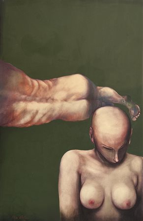 PELOSI ELIO ARIANO IRPINO (AVELLINO) 1940 Sospensione psicologica Olio su...