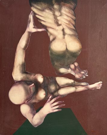 PELOSI ELIO ARIANO IRPINO (AVELLINO) 1940 Assenza di gravità Olio su tela...