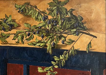 CHESSA MAURO TORINO (TO) 1933 Ramasin Olio su tela 50,00x70,00 Certificato di...