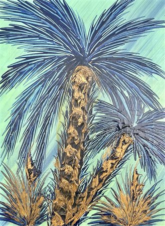 TRIFIRÒ GOFFREDO Palermo (PA) 1943 Palma Olio su tela 80,00x60,00 Certificato...