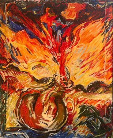 COSENZA GERARDO POTENZA (PZ) 1954 Astratto Olio su tela 160,00x130,00...