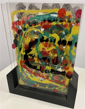 STEFANN JOHNNY New York (Stati Uniti) 1955 Dripping 4 1980 Smalti su 4...