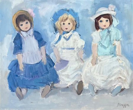 STROPPA LEONARDO TORINO (TO) Senza titolo Olio su tela 50,00x60,00...