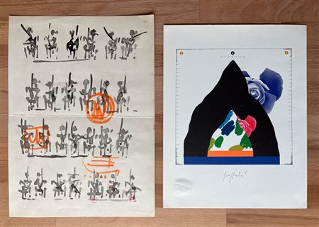 AUTORI VARI (GIOVANOLA E POZZATI) - Lotto unico di 2 opere