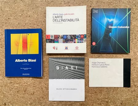 ARTE CINETICA - Lotto unico di 5 cataloghi