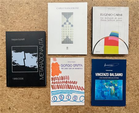 ASTRATTISMO ITALIANO - Lotto unico di 5 cataloghi