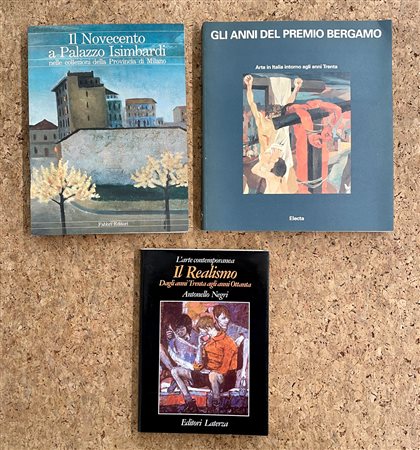 PITTURA DEL NOVECENTO ITALIANO - Lotto unico di 3 cataloghi