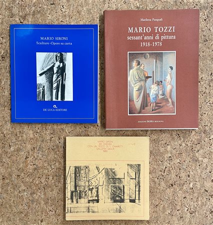 MARIO SIRONI E MARIO TOZZI - Lotto unico di 3 cataloghi
