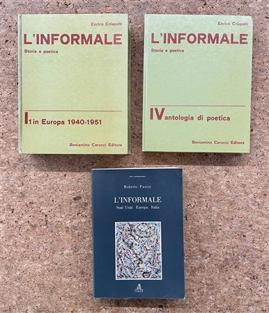 ARTE INFORMALE - Lotto unico di 3 cataloghi