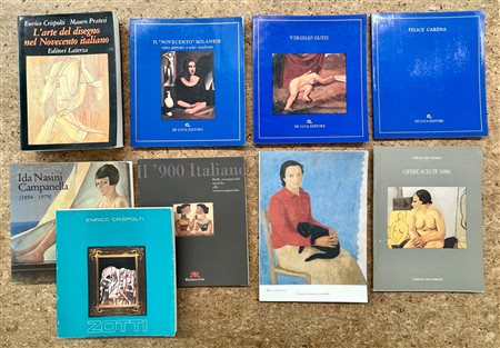 ARTE ITALIANA DEL DOPOGUERRA - Lotto unico di 9 cataloghi