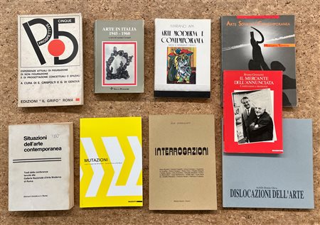 MANUALI E COLLETTIVE D'ARTE MODERNA - Lotto unico di 9 cataloghi: