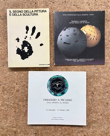 COLLETTIVE DI SCULTURA DEL DOPOGUERRA - Lotto unico di 3 cataloghi