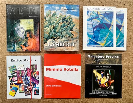 ARTE DEL DOPOGUERRA - Lotto unico di 8 cataloghi