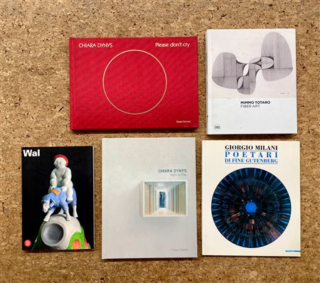 ARTE CONTEMPORANEA ITALIANA - Lotto unico di 5 cataloghi