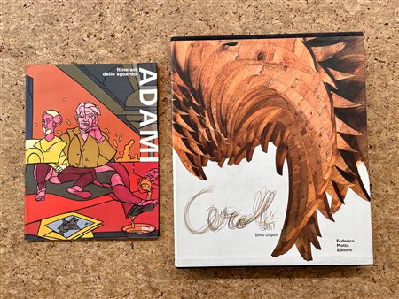 MARIO CEROLI E VALERIO ADAMI - Lotto unico di 2 cataloghi