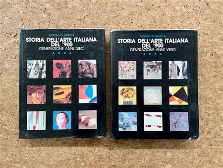 STORIA DELL'ARTE ITALIANA DEL '900 PER GENERAZIONI - Lotto unico di 2 tomi della collana
