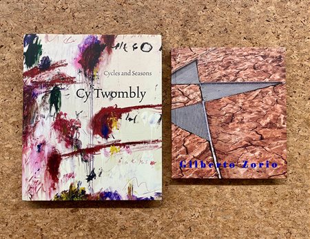 GILBERTO ZORIO E CY TWOMBLY - Lotto unico di 2 cataloghi