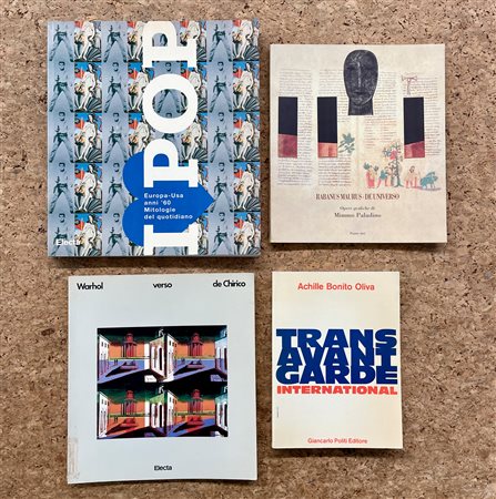 POP ART E TRANSAVANGUARDIA - Lotto unico di 4 cataloghi