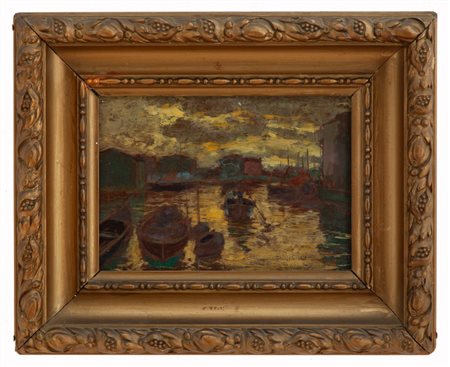 Giuseppe Sacheri Genova 1863 - Painfrei (CN) 1950 Chioggia 