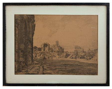 Augusto Baracchi Modena 1878 - Milano 1942 Foro Romano  