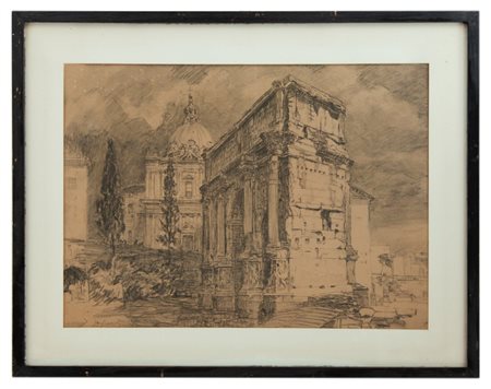 Augusto Baracchi Modena 1878 - Milano 1942 Arco di Tito Roma