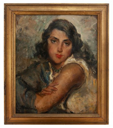 Contardo Barbieri Broni (PV) 1900 - Milano 1966 Ritratto femminile