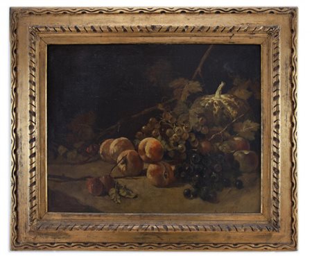 Alfredo Soressi Piacenza 1897 – 1982 Natura morta con frutta