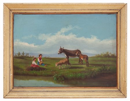 Antonio Milone Napoli 1834 – 1919 I pastorelli 