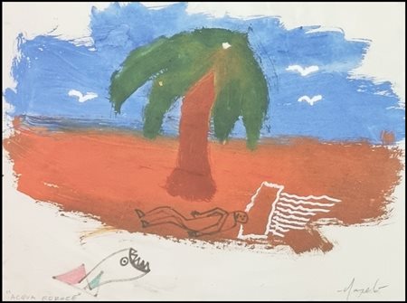 DANGELO SERGIO Milano 1932 - 2022 "Acqua feroce"