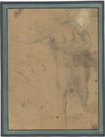 Anonimo fiorentino della cerchia di Alessandro Allori. Angelo annunciante e...