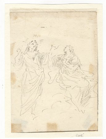 Donato Creti (1671-1749). Studio di due figure. Fine XVII secolo - inizi...