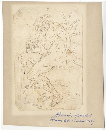 Alessandro Gherardini (1655-1726) [attribuito a.. Allegoria di Fiume. Fine...