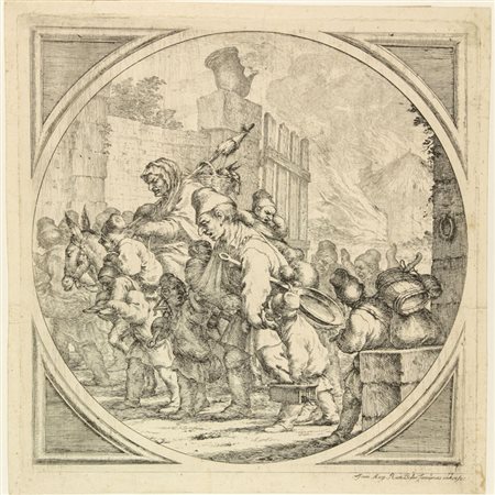 Giovanni Agostino Ratti (1699-1775). Pulcinella infelice. Metà del XVIII...