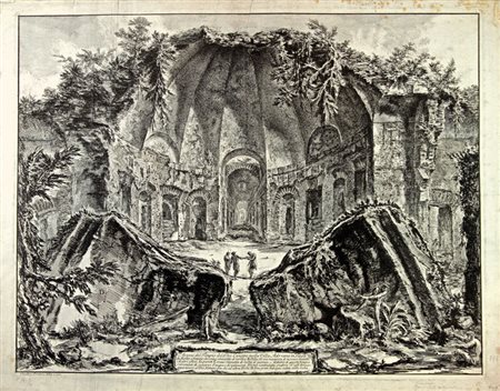 Giovanni Battista Piranesi (1720-1778). Avanzi del Tempio di Dio Canopo nella...
