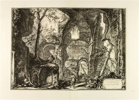Giovanni Battista Piranesi (1720-1778). Rovine d’antico edifizio nella Villa...