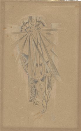 Raoul Dal Molin Ferenzona (1879-1946). Studio per rilegatura. 1910-1915 ca....