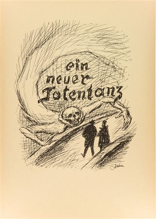 Alfred Kubin (1877-1959). Ein neuer Totentanz. Vienna: Wiener Verlag, 1947....