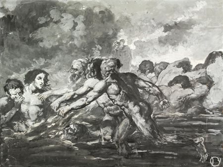 Vincenzo La Bella (1872-1954). Illustrazione per il canto VII dell’Inferno...