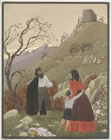 Ninon Victor Max [pseud. di Accornero Testa Vittorio] (1896-1982). Bozzetto...