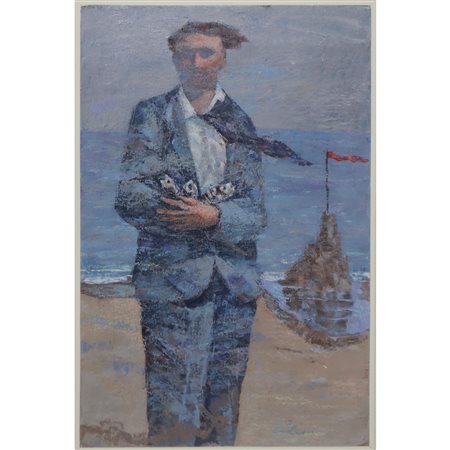 Gianpaolo Talani (San Vincenzo 1955-2018)  - Cercatore di pesci, 2002