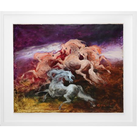 Gianni Testa (Roma 1936)  - Cavalli, 70's