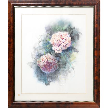 Renzo Vespignani (Italian 1924-2001)  - Fiori, 1997