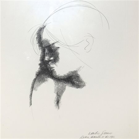 Emilio Greco (Catania 1913-Roma 1995)  - Volto, 1972