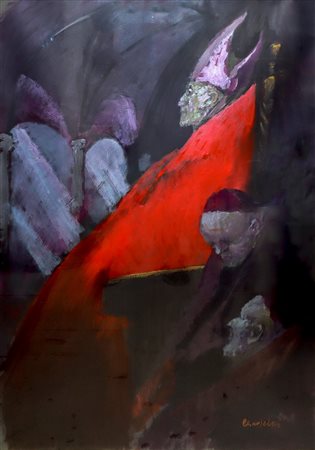 Nino Caroselli (XX sec.)  - Figura di Vescovo e cardinali