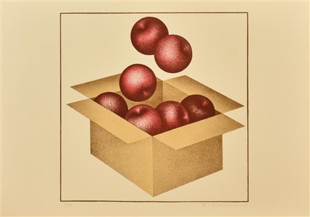 Vanni Viviani ASCESA LIBERATORIA serigrafia su carta, cm 50x70; es. 15/100 firma