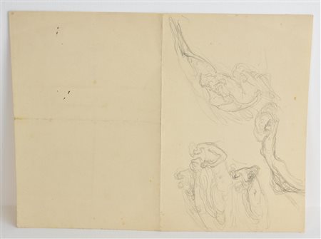 Edoardo Rubino SENZA TITOLO matita su carta, cm 27x21 L'opera presenta lievi...