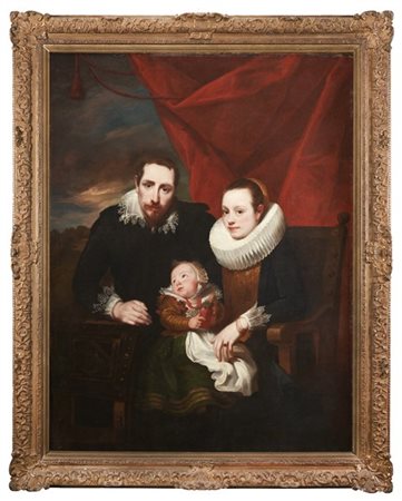 Da Antoon van Dyck, seguace del secolo XVIII

"Ritratto di famiglia"
olio su te